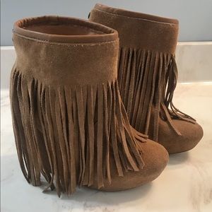 Wedge booties